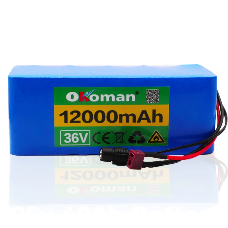 36V 10S4P 12Ah 500W батарея высокой мощности 42V 12000mAh 18650 литиевая Ebike Электрический