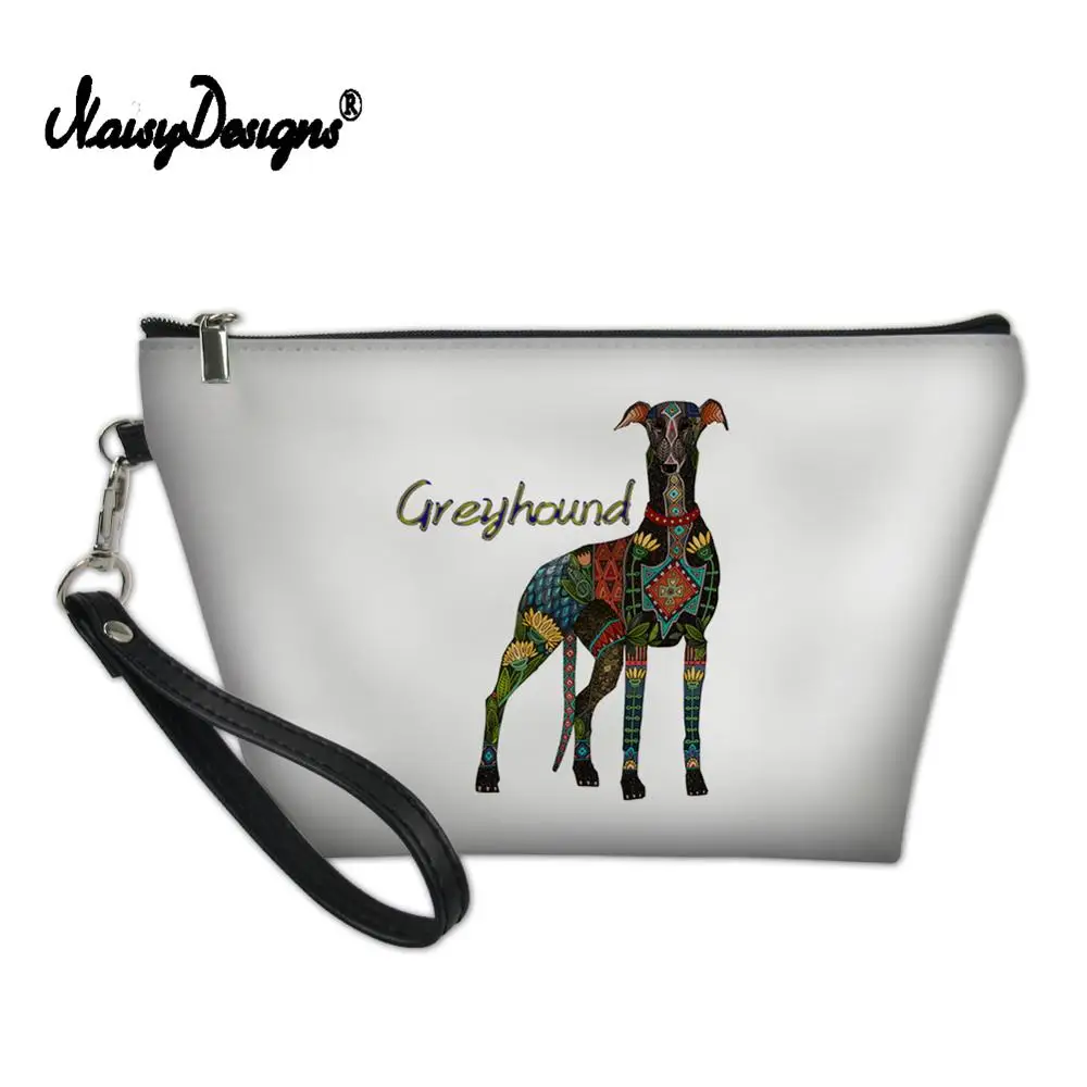 Женская косметичка для путешествий с принтом Greyhound Dogs 2019 модные дамские
