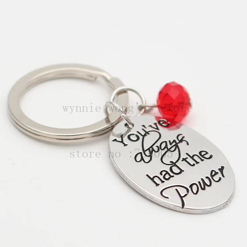 Ожерелье и брелок с цитатами волшебник из унции ожерелье Вы всегда держали сила