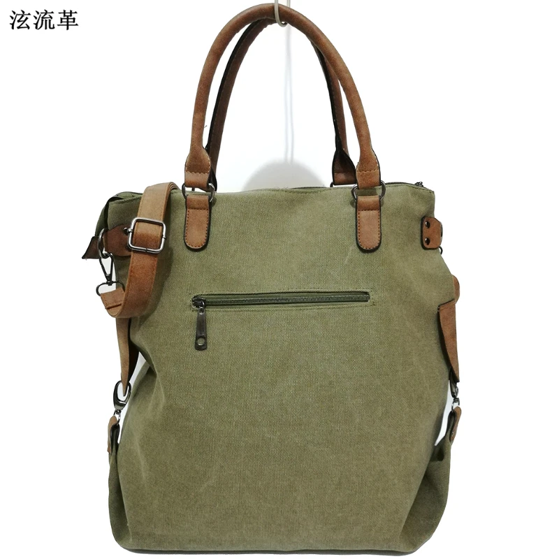 Women's Multifunctional Travel Shoulder Bag Canvas Beach Vintage Tote Handbag School Letter Printed sac a main |
