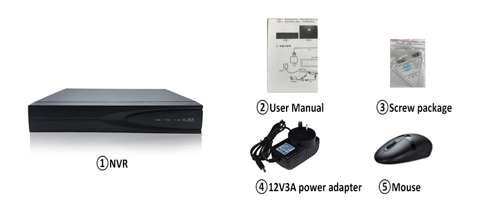 H.265 8CH 1080p CCTV NVR 4K 5.0MP сеть P2P рекордер Видео безопасности удаленного просмотра наблюдения Onvif легко установить