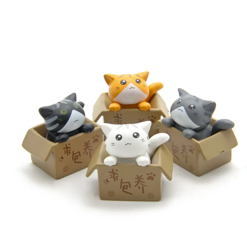 Микро ландшафтный декор случайного цвета украшения для кошек торта детского
