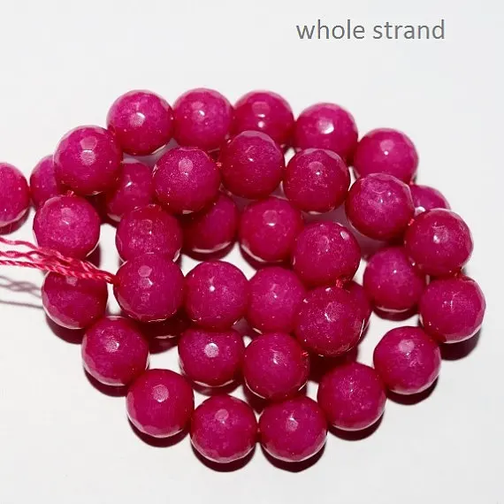 8 мм Гранёные с одной и плоские другой стороны пурпурный кварцевый круглый