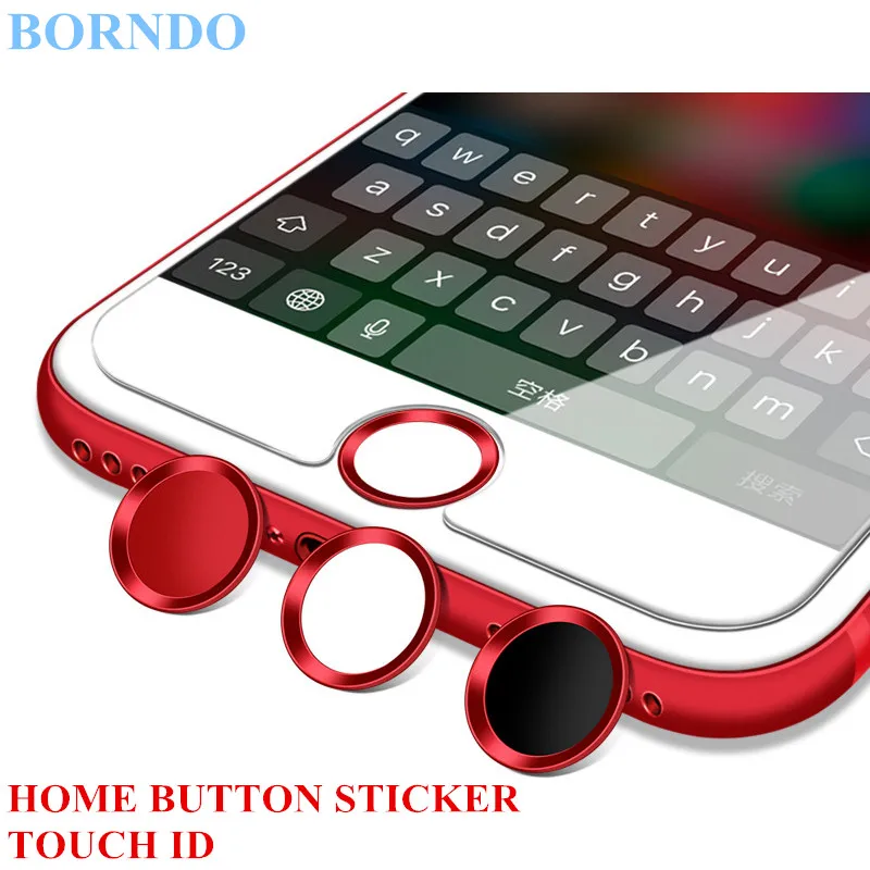 100 шт. сенсорная ID алюминиевая домашняя кнопка наклейка с поддержкой отпечатков