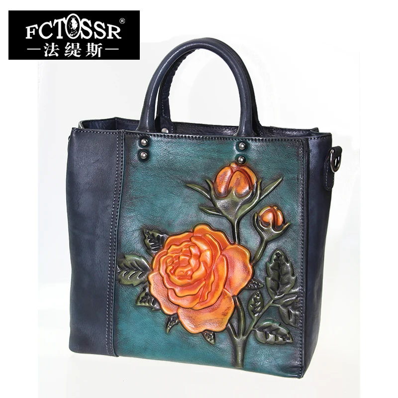 Ретро Женские шипованные ручные сумки из натуральной кожи 2019 последняя сумка на