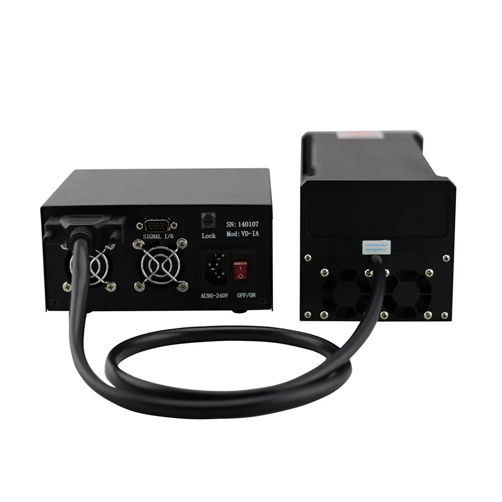 Зеленый лазерный диод нм 15 Вт промышленный высокомощный модуль для исследований