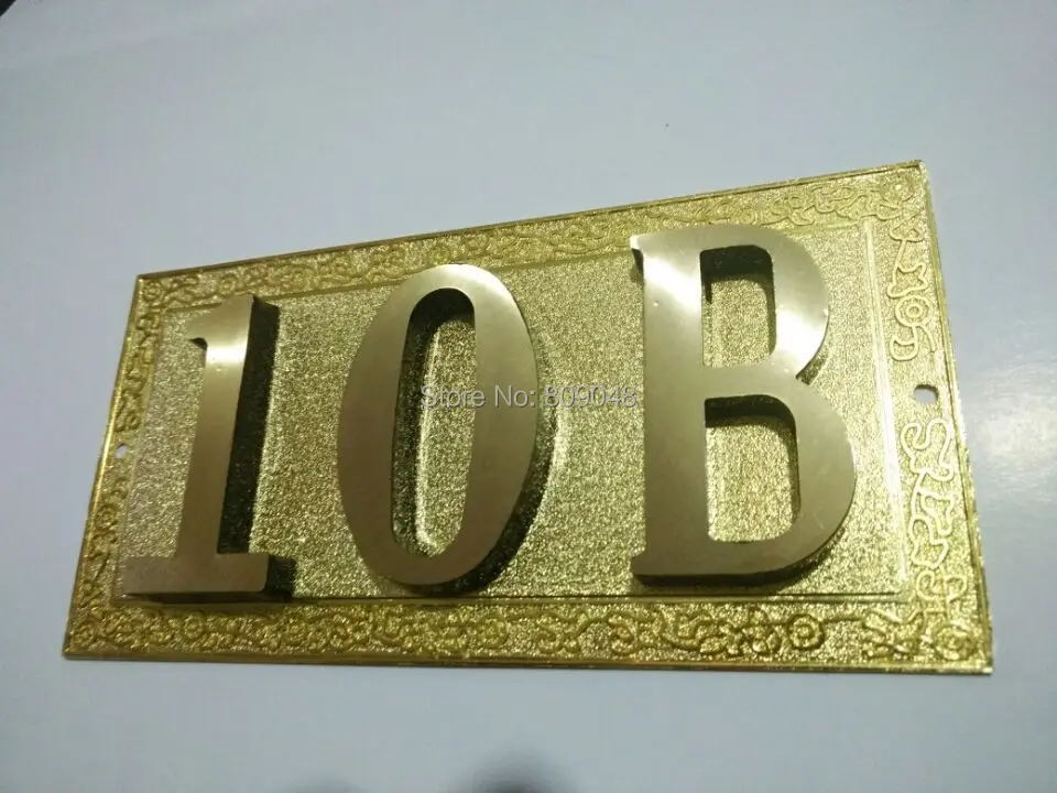 2015new дом номер / в отеле гостевой латунь дверь плита квартира числа | Обустройство