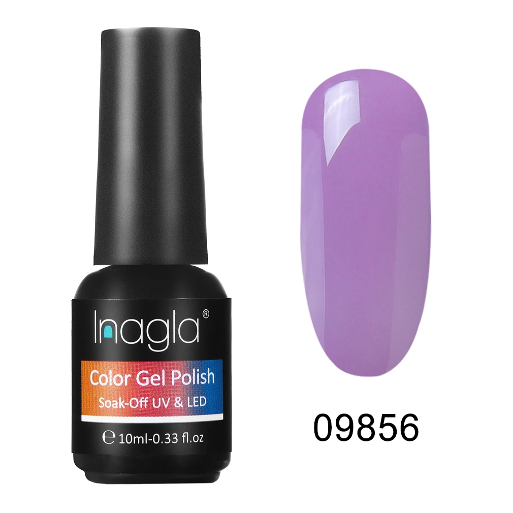 Inagla 10 мл Гель лак для ногтей отмачиваемый гель uv Vernis дизайна базовый верхний слой