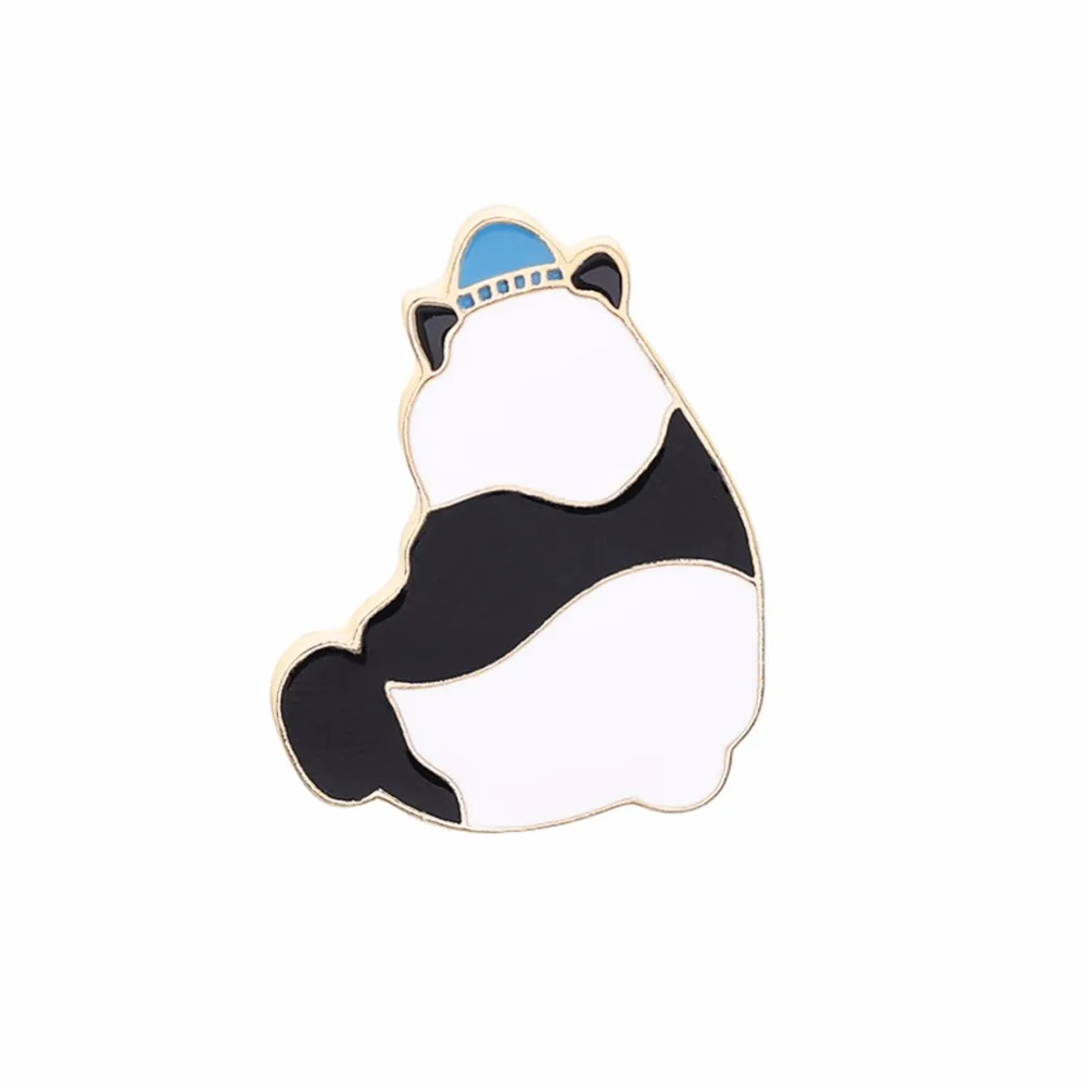 Творческая милая искусственная Мода Kawaii животные Эмаль мультфильм булавка