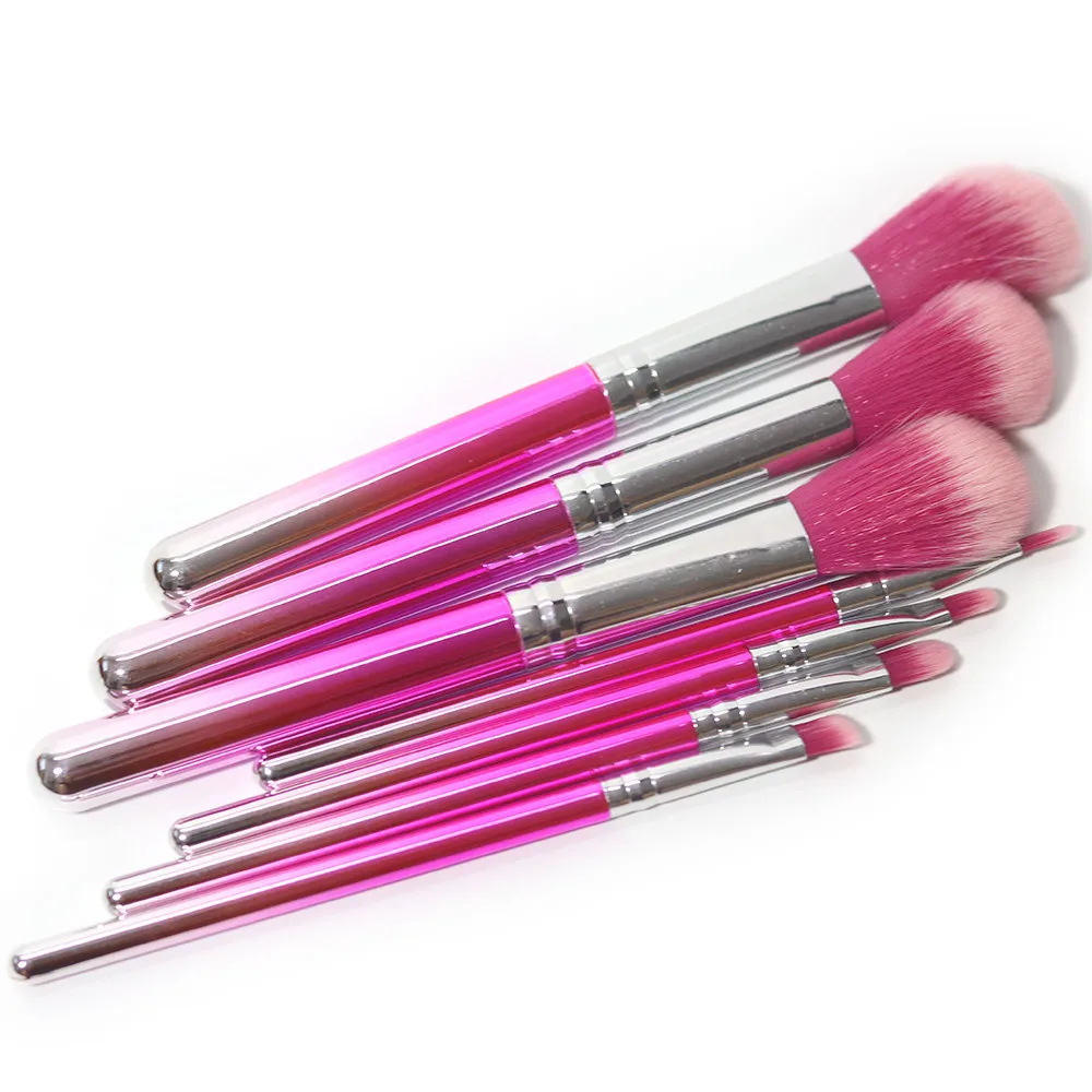 Новые женские Модные кисточки 7 шт. градиентная Кисть для макияжа инструменты