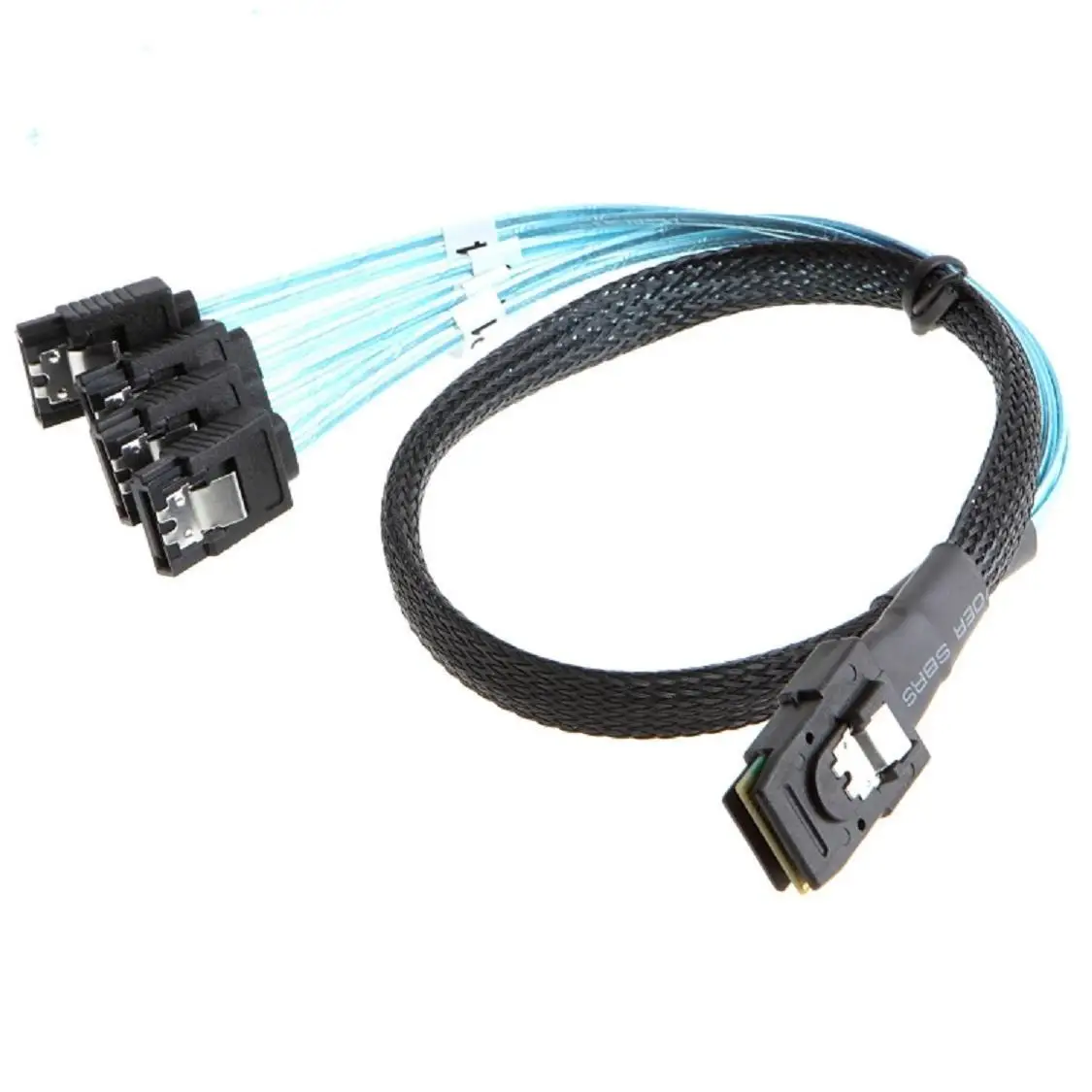 1 м Соединитель с поддержкой Mini SAS 4i SFF 8087 36P 36 контактный штекер на 4 SATA 7