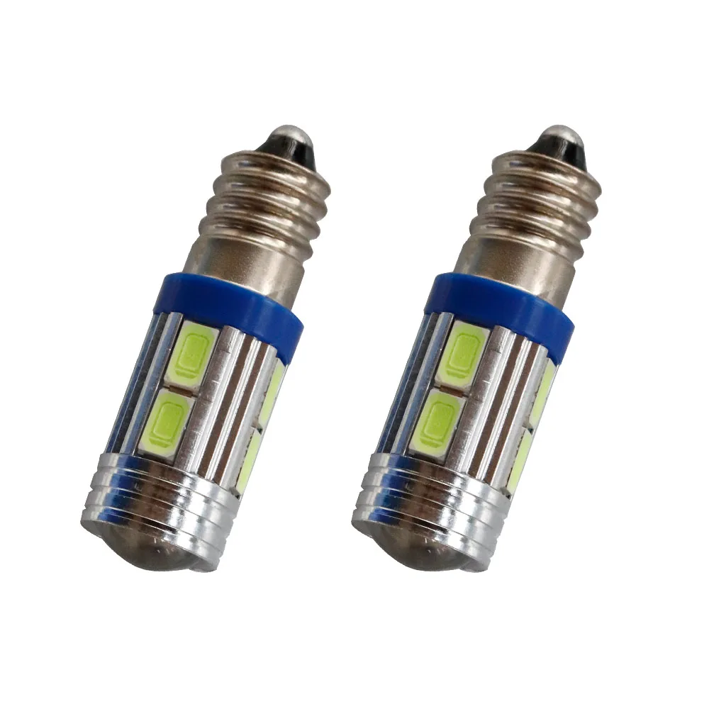 10 шт. E10 SMD 5630 LED 10SMD Индикаторная лампа Лампа Белый синий красный желтый зеленый