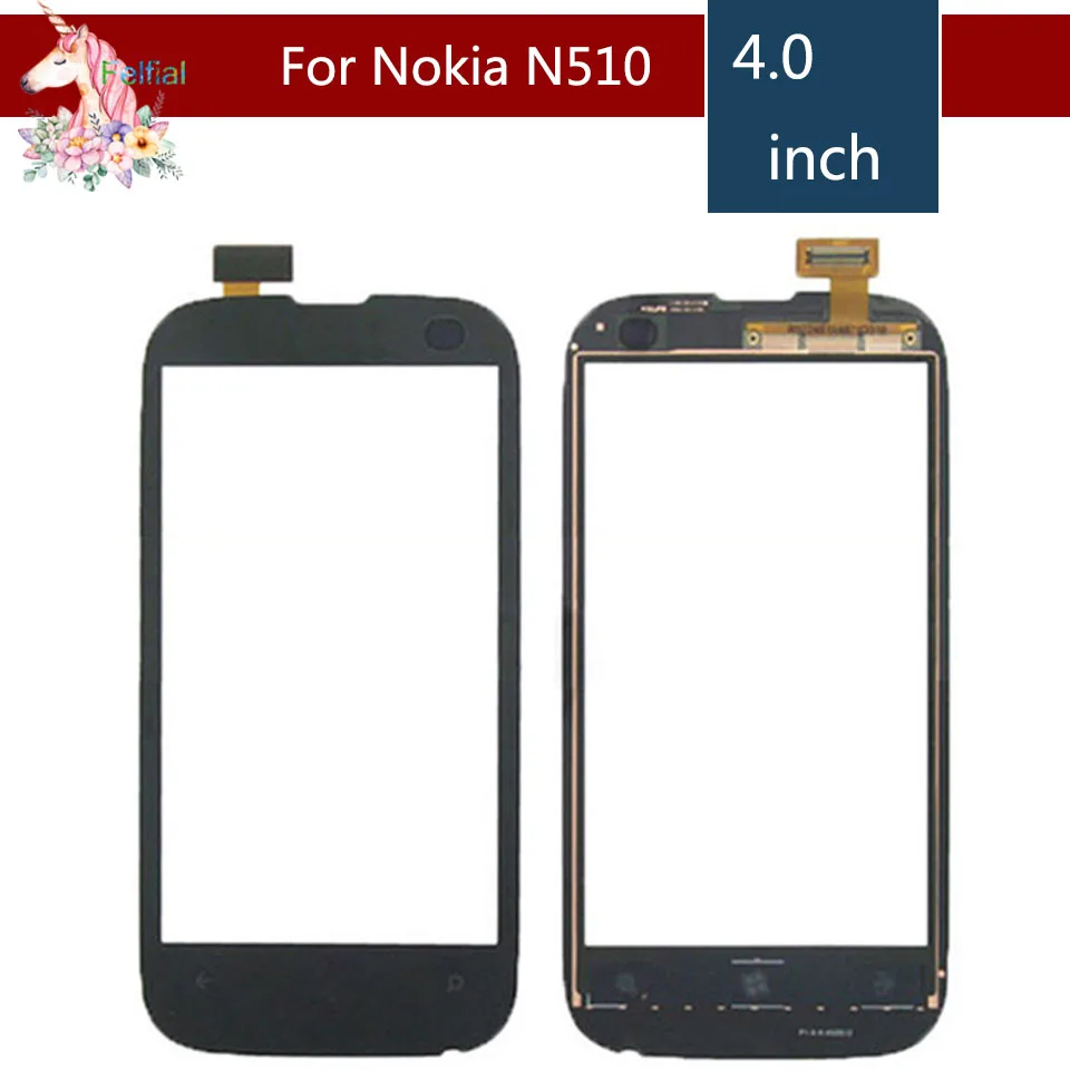 

4.0" For Nokia Lumia 510 N510 LCD Touch Screen Digitizer Sensor Outer Glass Lens Panel Replacement