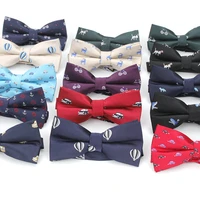 brand new style mens cartoon bowtie for men polyester jacquard animal bow tie wedding business suits bowties gravatas butterfly