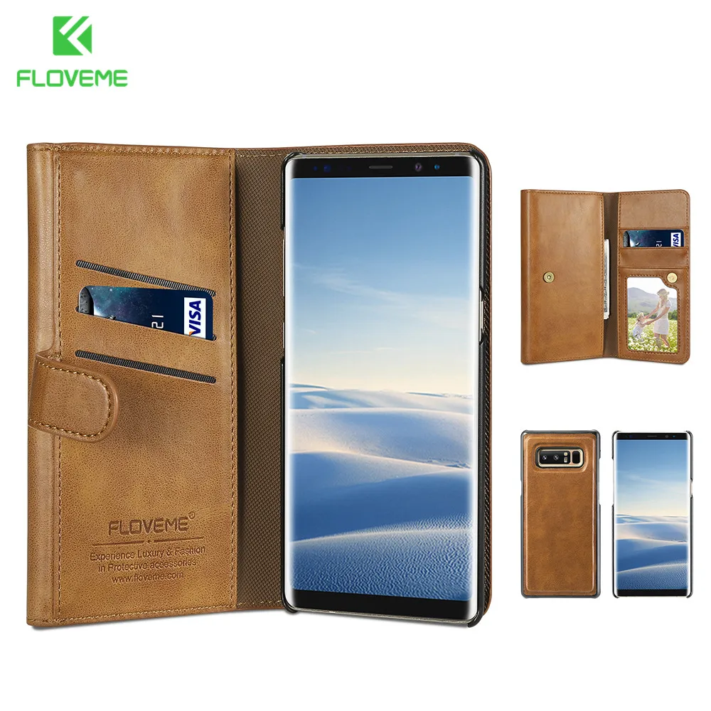 FLOVEME в стиле ретро из искусственной кожи чехол для Samsung Galaxy S8 Plus Note 8 S7 Edge сумка