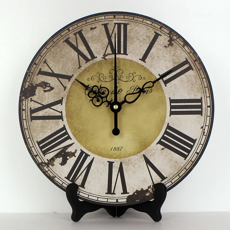 Оптовая продажа современные дизайнерские настольные часы с римскими цифрами
