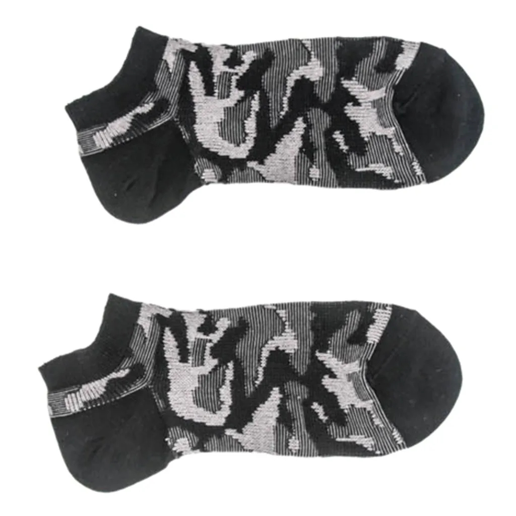Короткие носки повседневные хлопковые эластичные модные женские мужские
