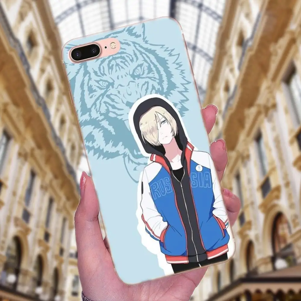 Стильный дизайн крутой мультяшный Юри на льду Юрий Plisetsky для Samsung Galaxy Note 5 8 9 S3 S4 S5 S6