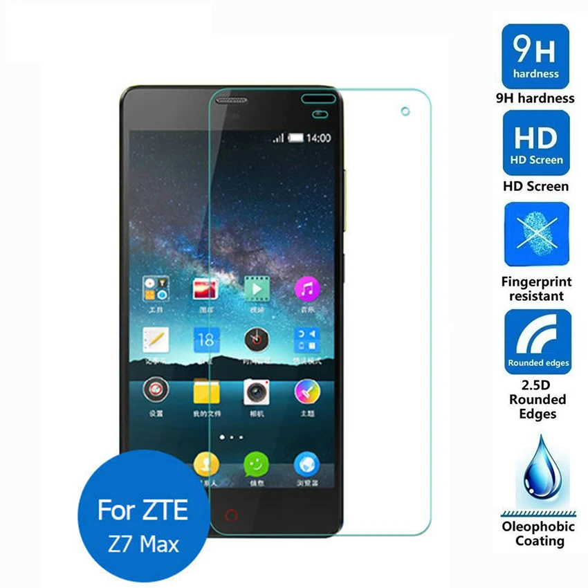 

Защитное закаленное стекло 0,3 мм для ZTE Nubia Z7 Max, Защита экрана для телефона с двумя SIM-картами, для моделей Z7max, NX505J, Z7max