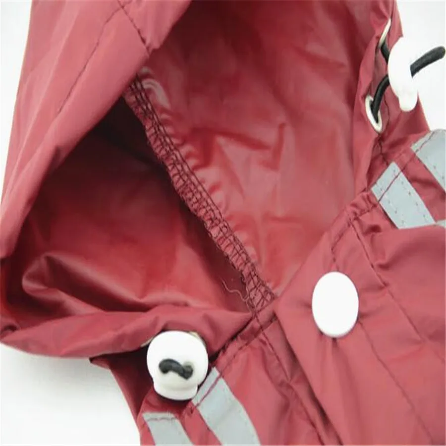 Новинка дождевик для собак регулируемый Блестящий Стильный домашних животных