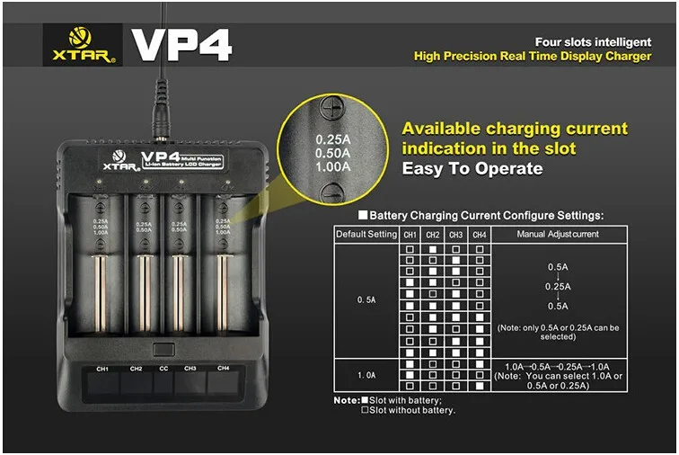 Оптовая XTAR VP4 ЖК AA AAA RCR123 18500 26650 18650 Зарядное Устройство Cargador Пилас Батареи Desulfator +