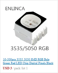 100 шт. SMD LED 2835 чипы 1 Вт 3 в 6 в 9 в 18 в бусины свет белый теплый 0,5 Вт 1 Вт 130лм поверхностное крепление PCB светоизлучающие лампы