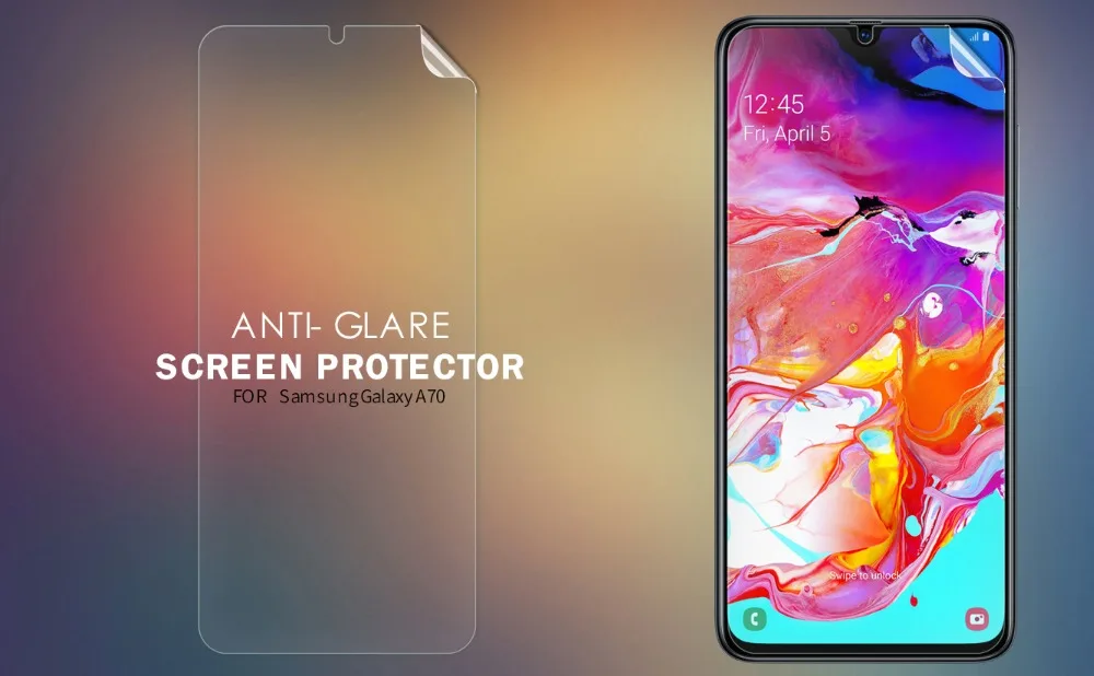 2 шт. для samsung Galaxy A70 NILLKIN КРИСТАЛЛ Super clear Защитная пленка или антибликовым покрытием матовая защитная пленка для Galaxy A70