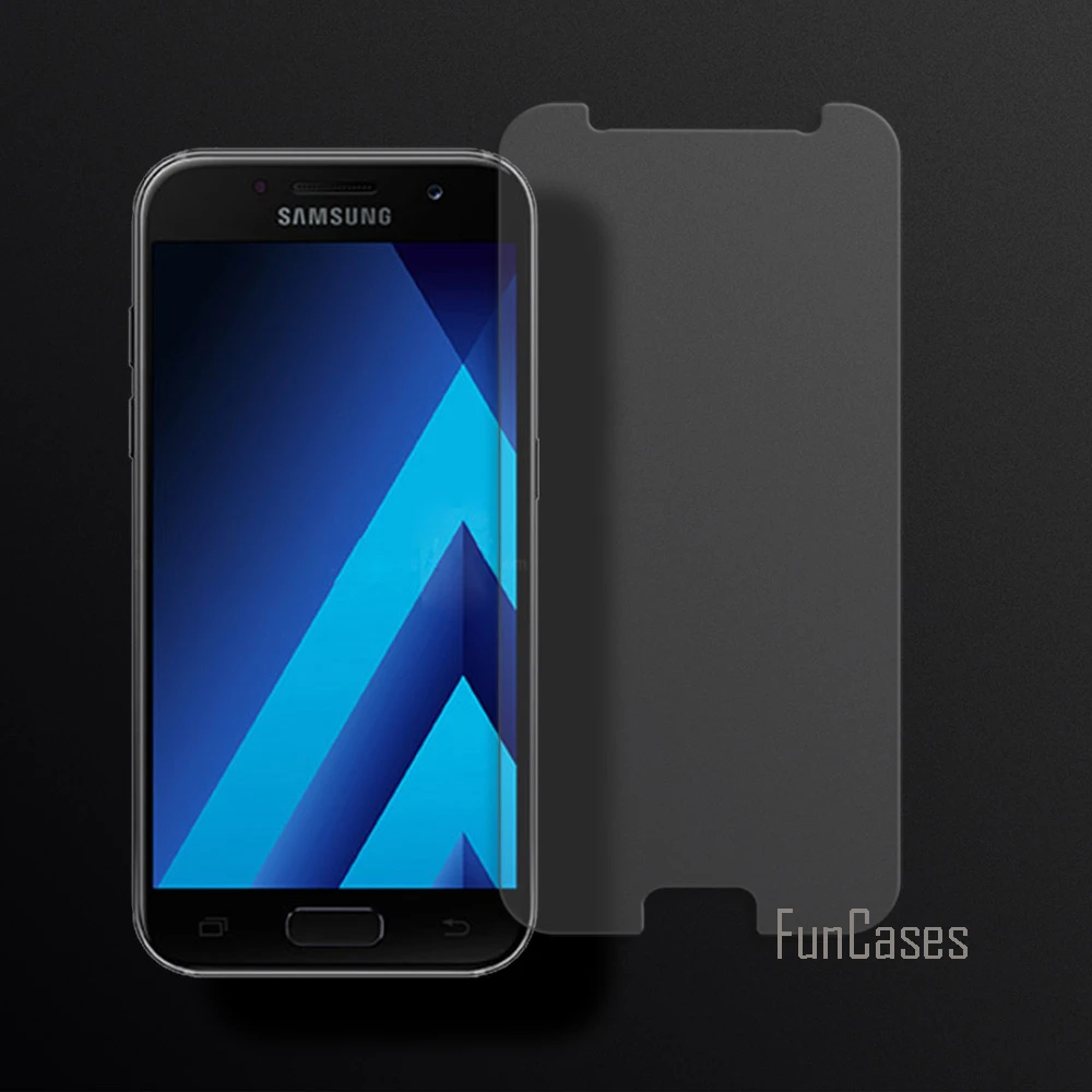 Закаленное стекло для Samsung Galaxy A7 2017 A720 Защитная пленка экрана A720F закаленная 0 26 мм