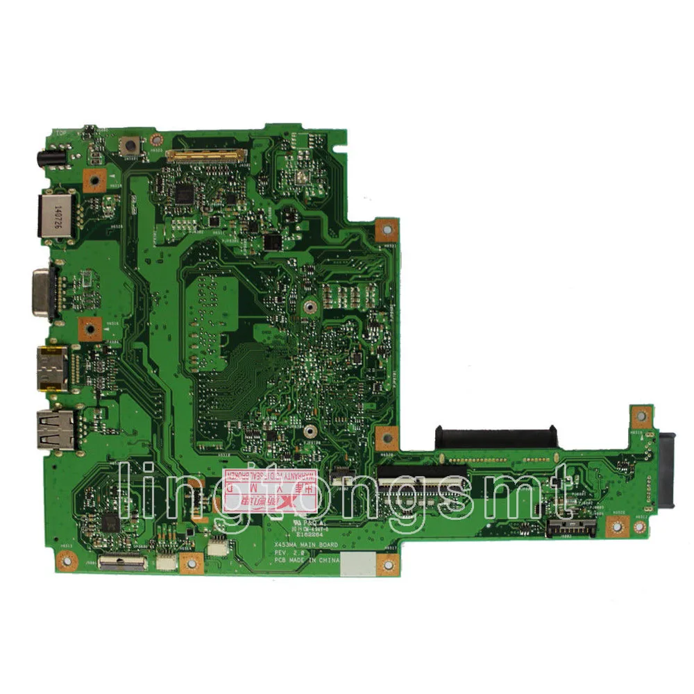Материнская плата X453SA N3150 4 ядра для ASUS X453S X453SA X453 материнская плата для ноутбука X453SA материнская плата X453SA тест материнской платы ОК