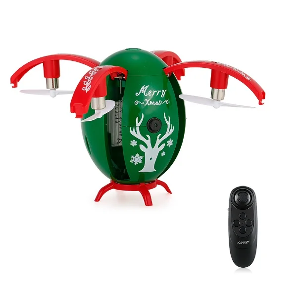 Зеленый Радиоуправляемый Дрон JJR/C H66 720P камера Wifi FPV X-mas яйцо высота держится складной селфи g-сенсор Квадрокоптер Рождественский подарок радиоуправляемые игрушки - Цвет: Зеленый