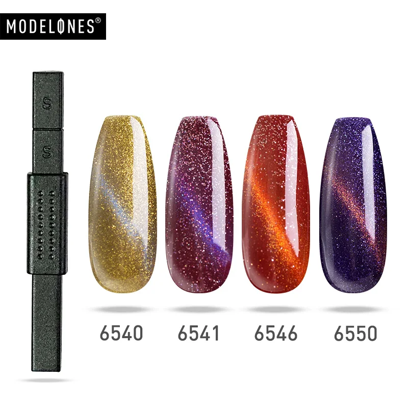 Modelones кошачьи глаза УФ набор гель лаков для ногтей Хамелеон использования с