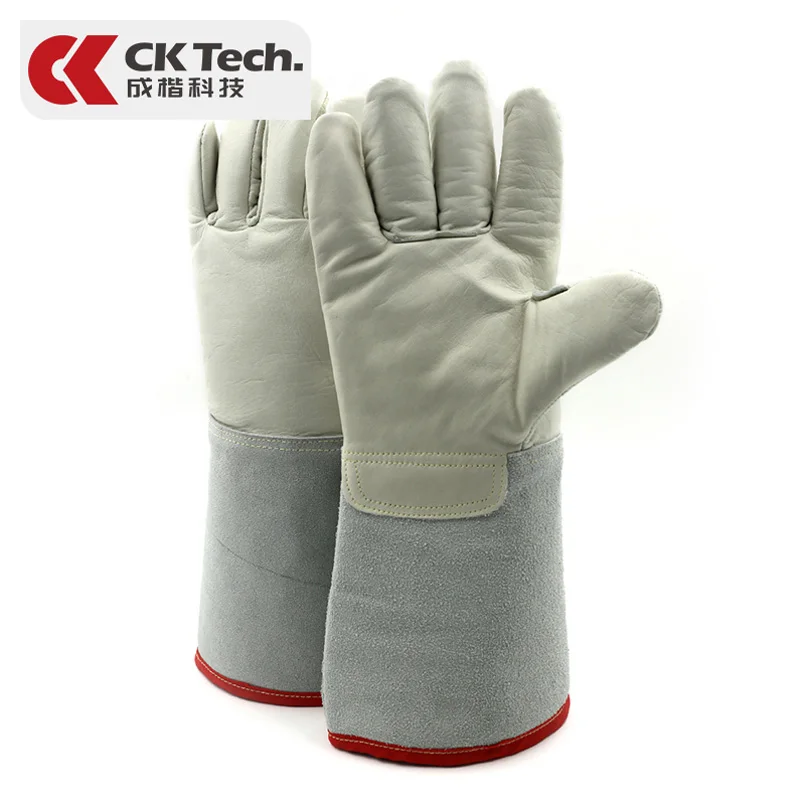 CK Tech. Antifreeze Gloves Low Temperature Resistant Liquid Nitrogen Protection Dry Ice Cold Storage LNG Cold-proof | Безопасность и