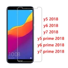 Стекло для Huawei Y5, Y6, Y7 Prime 2018, защитное стекло на Hauwei Huawey Y 5, 6, 7, Y9, защитное закаленное стекло Y52018, Y62018, Y72018