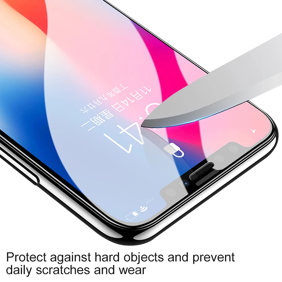 5D полное покрытие из закаленного стекла для iPhone XS MAX XR X защитное стекло на экран
