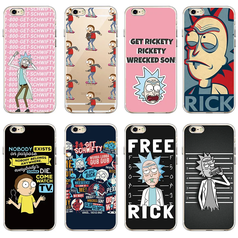 Rick And Morty Funny Cartoon Comic Meme Soft Clear Phone Case Cover Fundas Coque For iPhone 7 7Plus 6S 8 8PLUS X XS Max SAMSUNG |