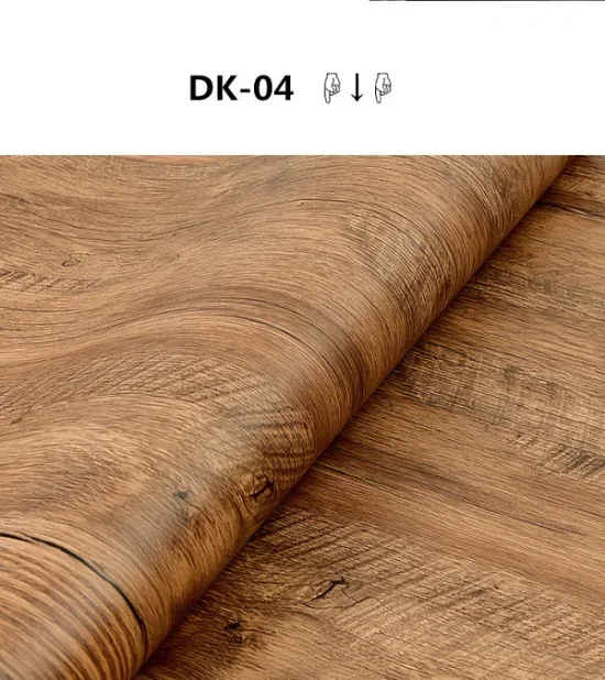 DK-04 ПВХ самоклеющиеся Кухонные деревянные настенные наклейки обои пленки восстановленные шкаф для одежды дверь шкафа настольная мебель - Цвет: DK-04