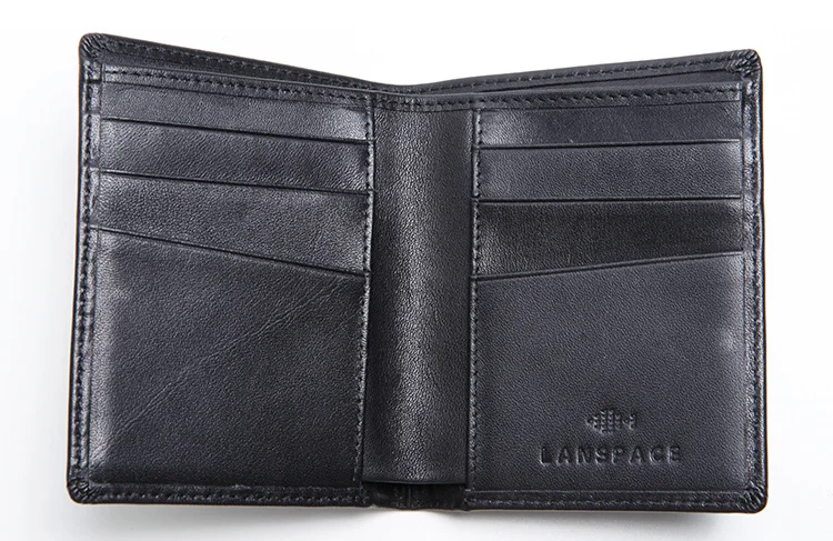 LANSPACE кожаный мужской кошелек ручной работы дизайнерский кошелек держатель для карт