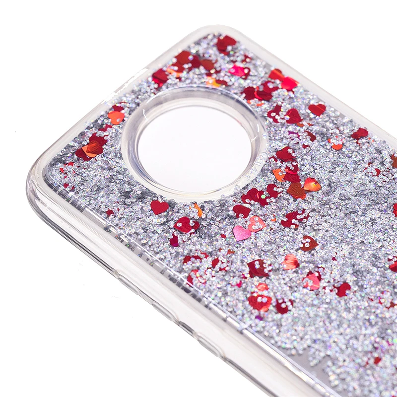 Case for Moto E4 Plus E5 Quicksand Back Cover Bling mirror Motorola X4 2017 Eurasian version |