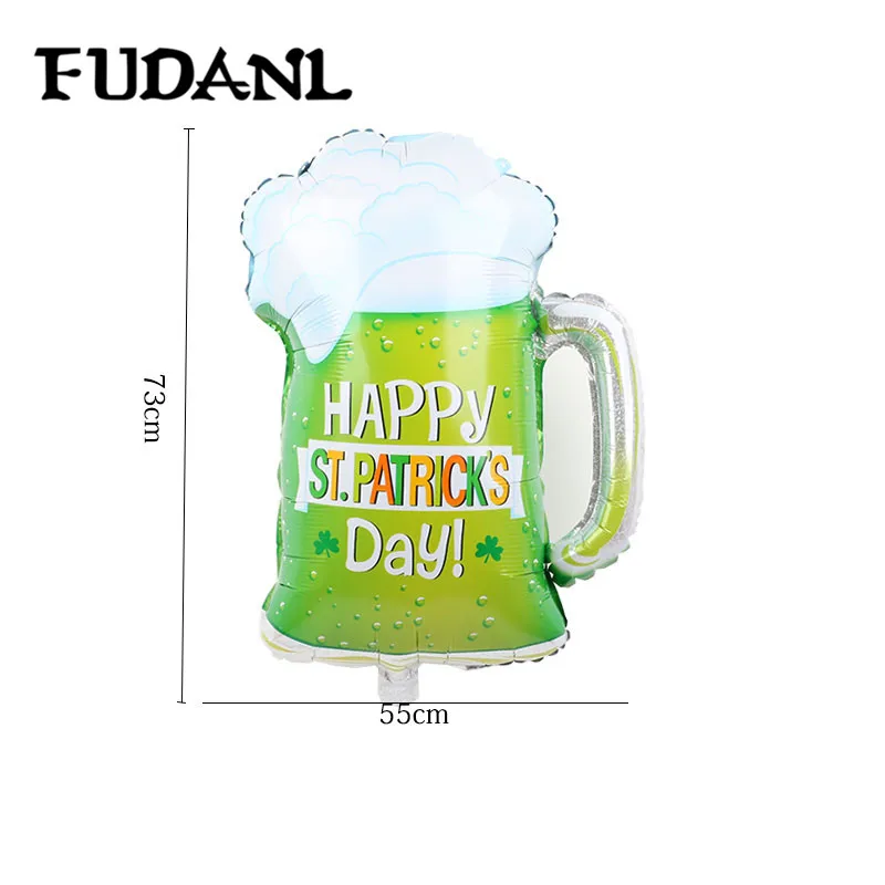 5 шт. Зеленый Клевер пивная кружка воздушные шары для празднования Октоберфест