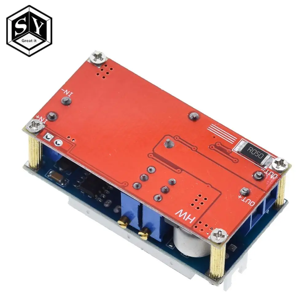 Большой это XL4015 5A Регулируемая мощность CC/CV понижающий заряд Модуль светодиодный драйвер Вольтметр Амперметр постоянный ток постоянное напряжение