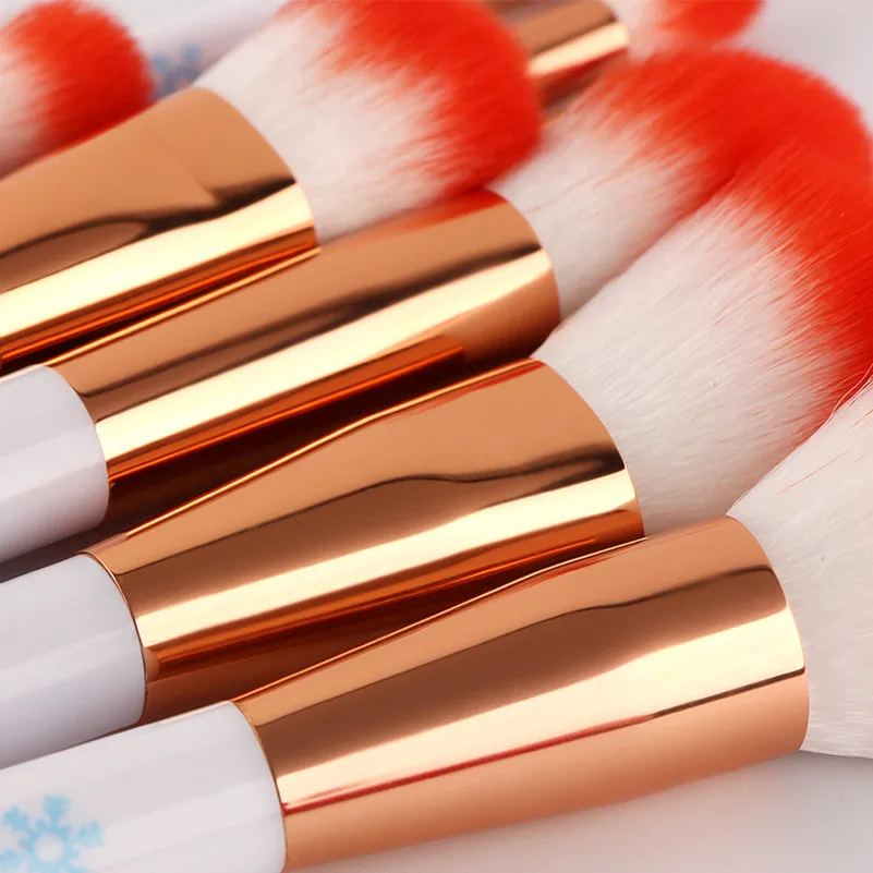 YAHLIGS New Arrival 10pcs Makeup Brushes Sets Foundation Powder Eyeshadow Portable Cosmetics For Christmas Present YA202 | Красота и
