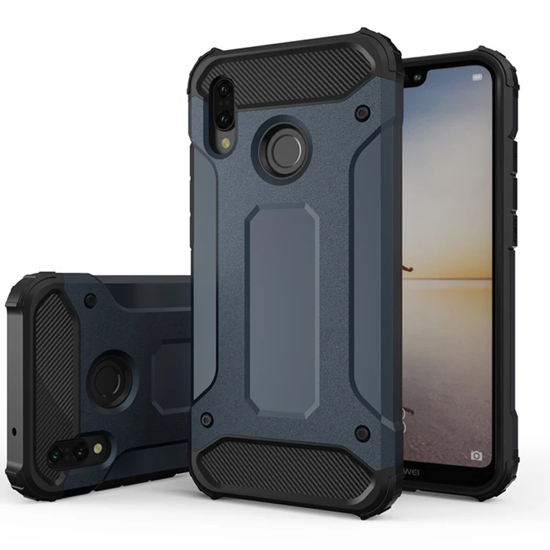 Для Huawei P20 Lite чехол для pro защитный Броня бампер ударопрочный Прочный силиконовый
