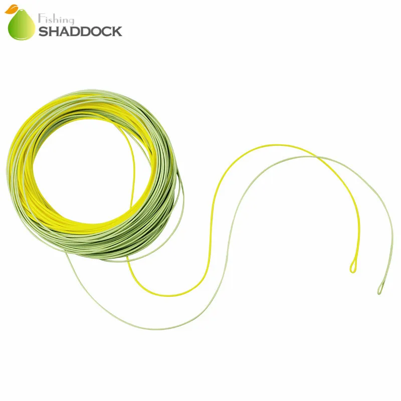Shaddock рыболовная Моховая зеленая Золотая плавающая леска 100FT 30 5 м Вес вперед Fly