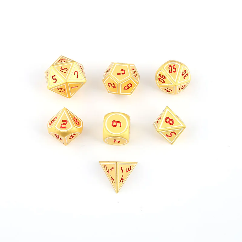 Dnd Dobbelstenen Metalen Rpg набор многогранных подземелий и драконов D20 10 8 12 Tafel игра Zinklegering Zilveren Digitale Dices Pa