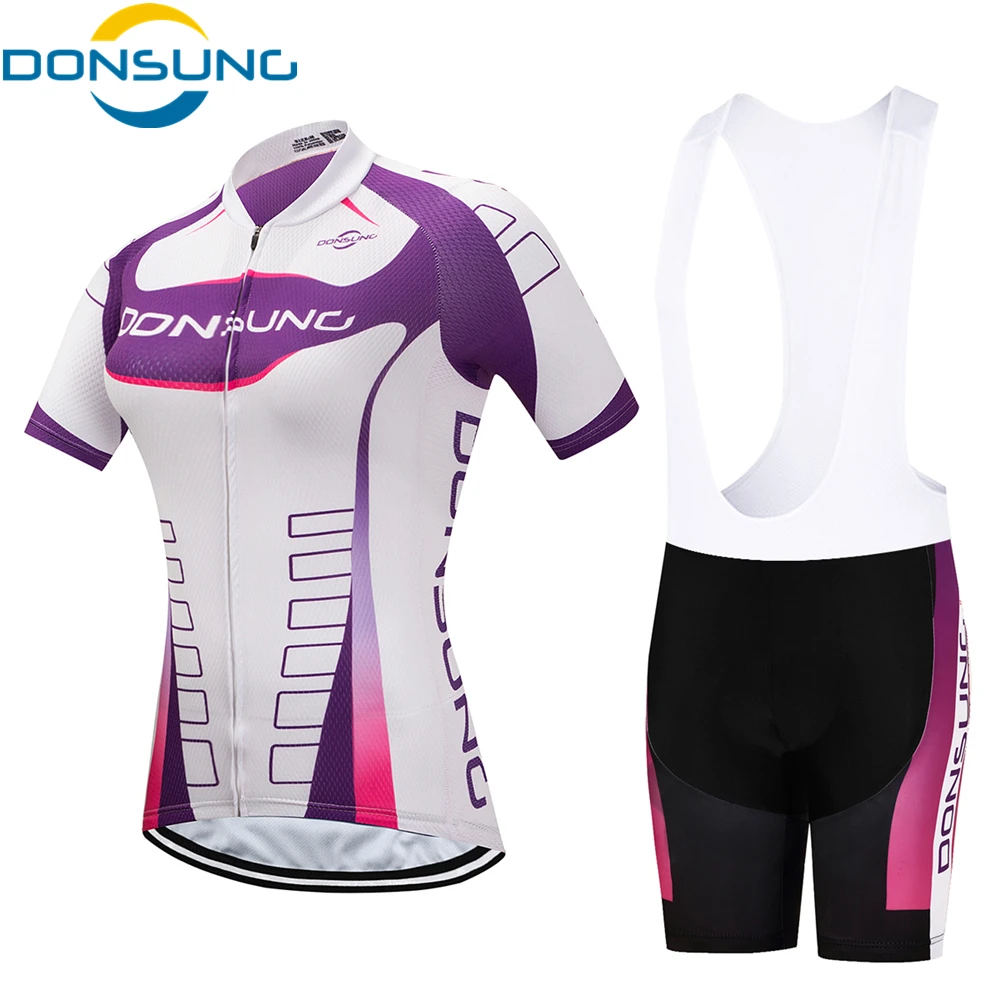 Женский комплект из 100% полиэстера быстросохнущая велосипедная одежда для