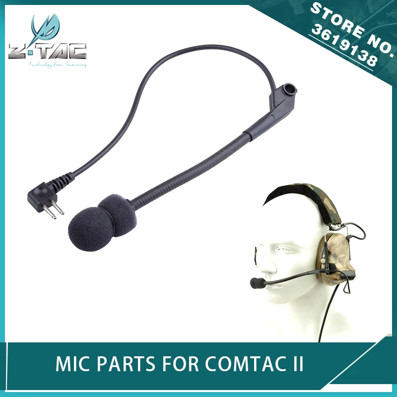 Микрофон Z Tactical ZTAC Mic Parts для Comtac II | Спорт и развлечения