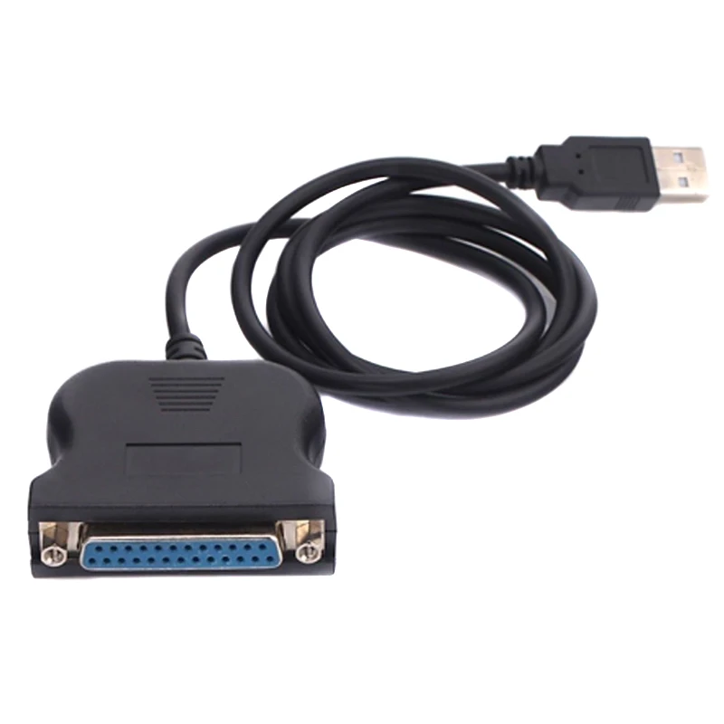 Новый горячий Кабель адаптер USB Мужской до 25 Pin женский параллельный порт принтер