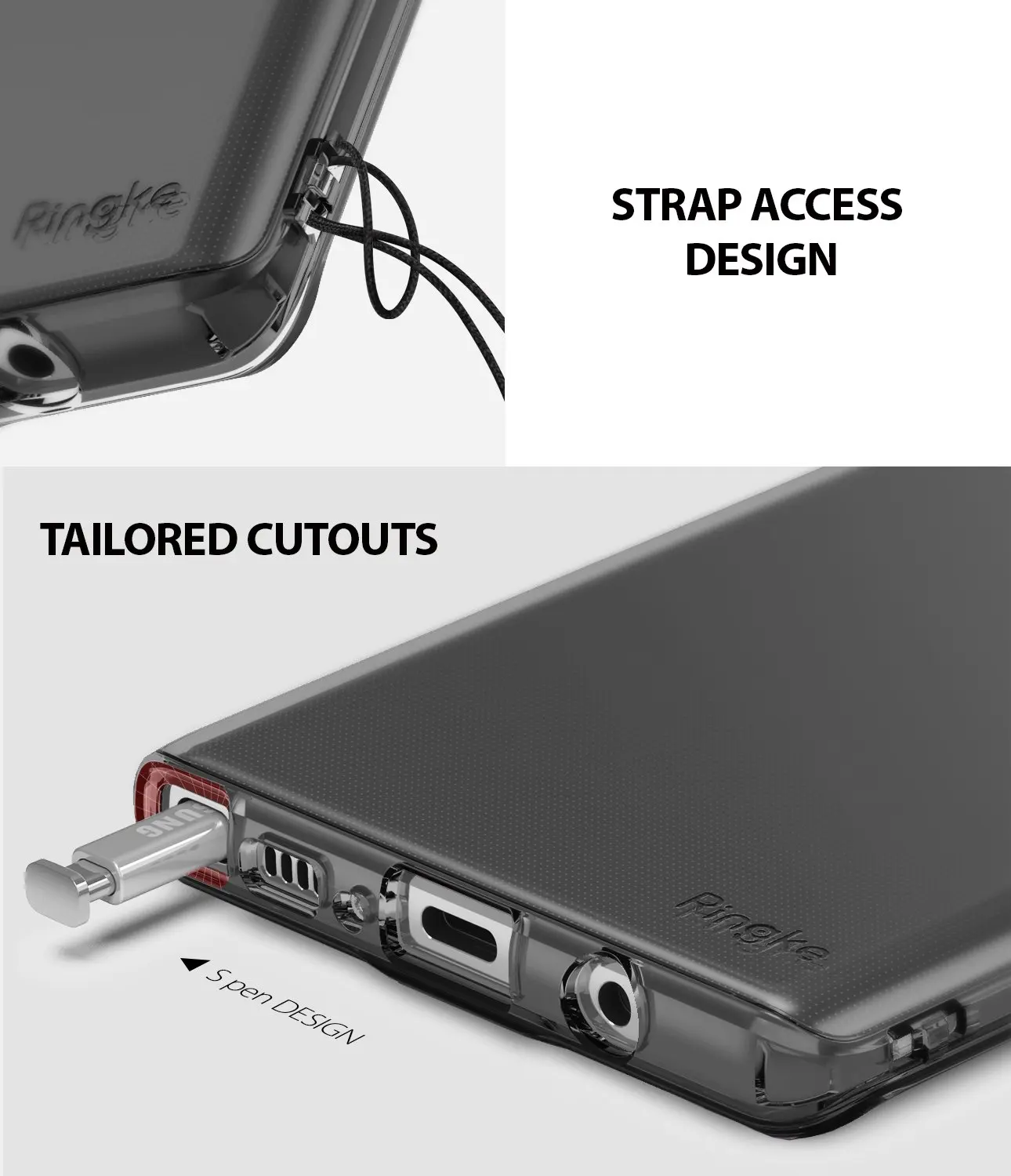 100% Original Ringke Air Soft TPU Case for Samsung Galaxy Note 9 |