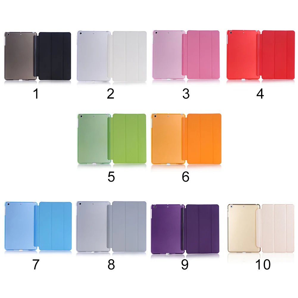 Роскошный ультра тонкий Магнитный умный флип-чехол из искусственной кожи для Apple