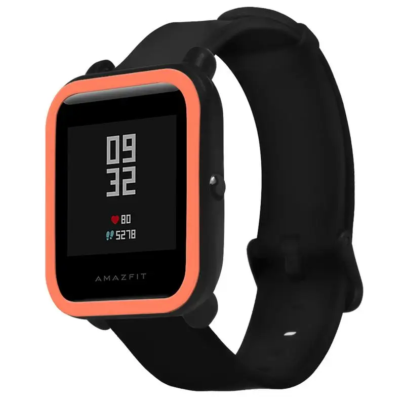 Мягкий защитный силиконовый чехол из ТПУ для Huami Amazfit Bip Youth Watch SmartWatch Watachband аксессуары для спортивных товаров - Цвет: C